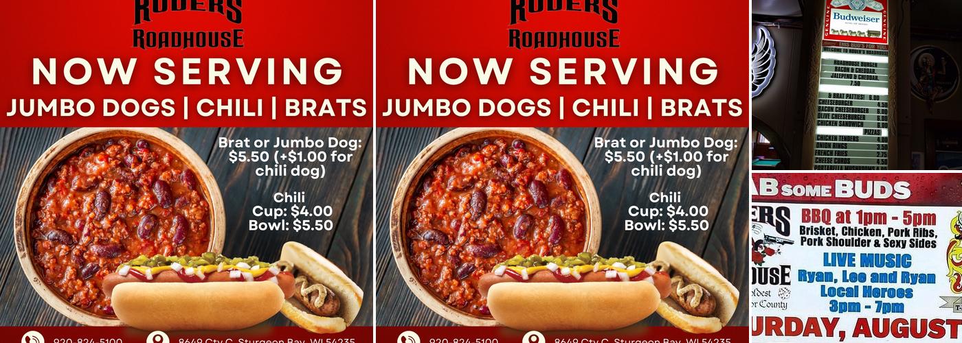 Rouers Roadhouse Menu
