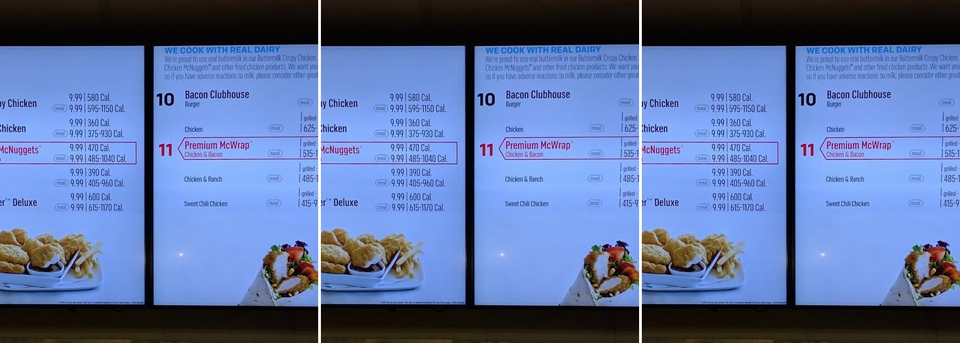McDonald's Menu