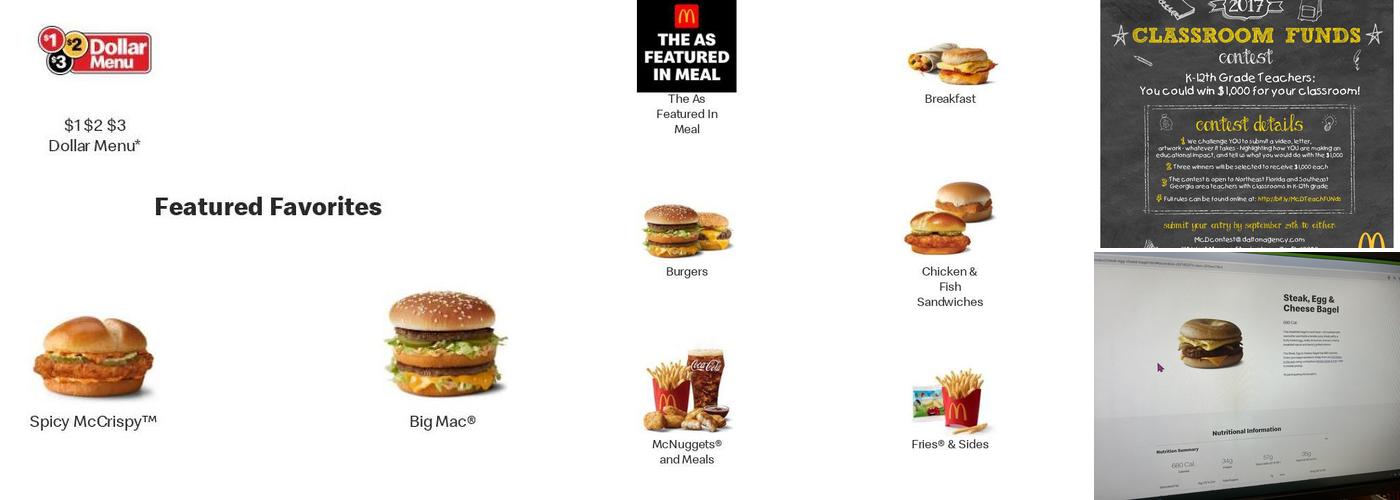 McDonald's Menu