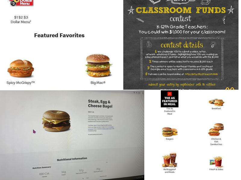 McDonald's Menu