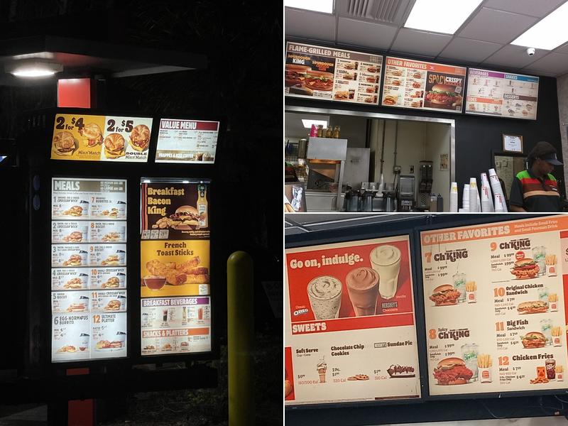 Burger King Menu
