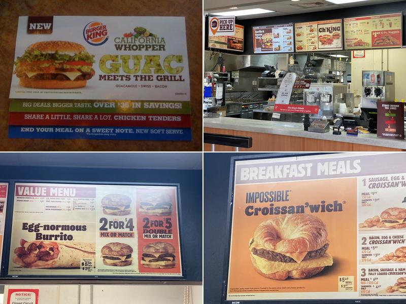 Burger King Menu
