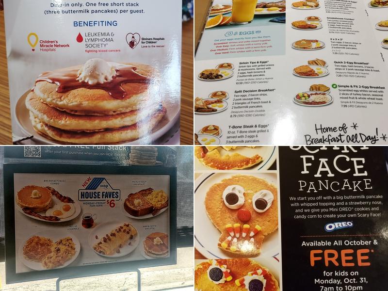 IHOP Menu