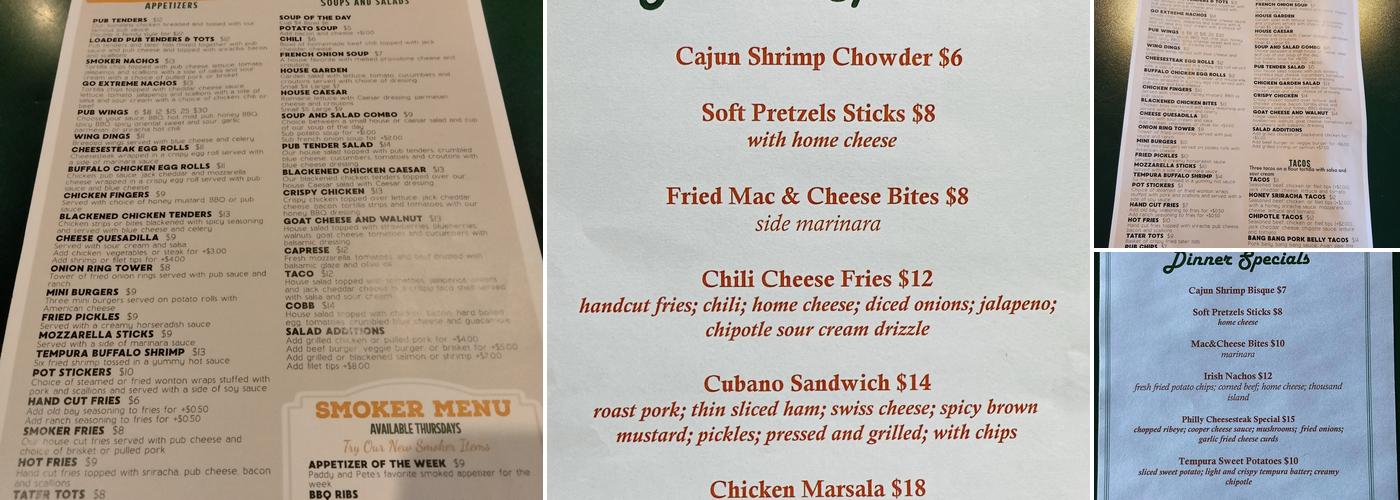 Richboro Pub Menu