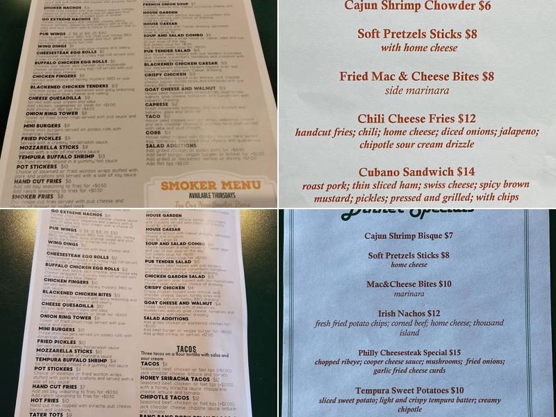 Richboro Pub Menu