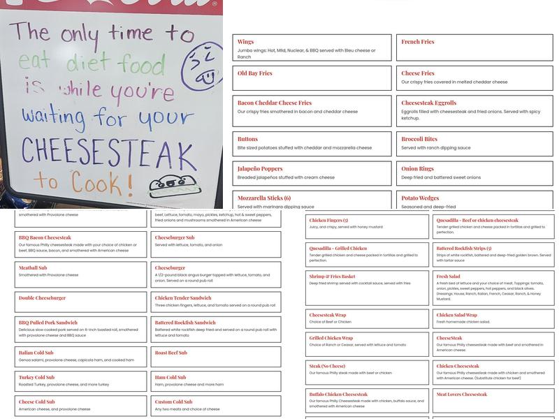 Penn Brew Station Menu