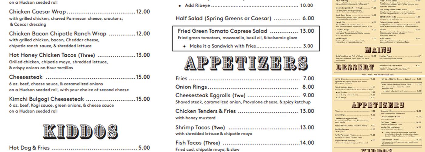 The Crossbar Menu