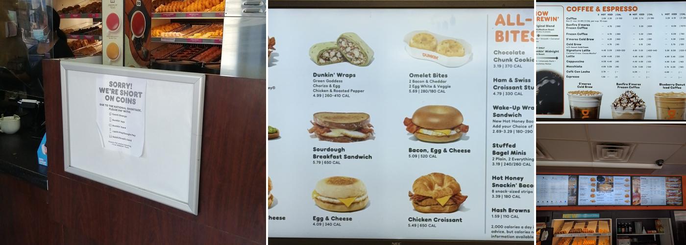 Dunkin' Menu
