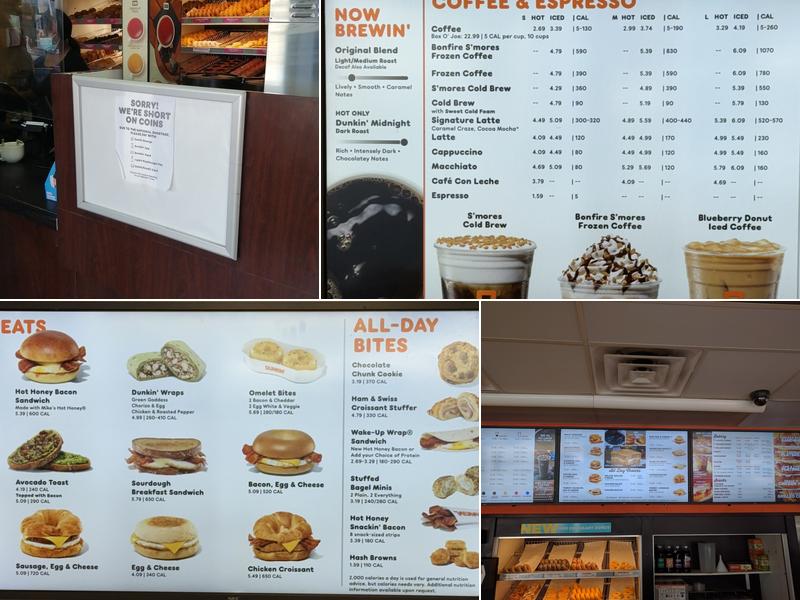 Dunkin' Menu