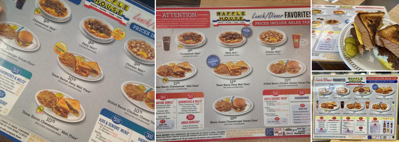 Waffle House Menu