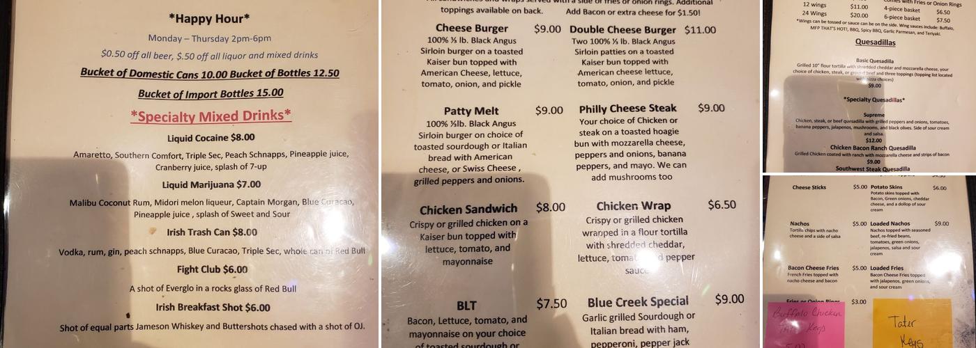 Outer Limits Menu