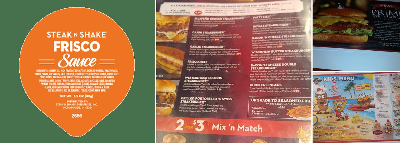 Steak 'n Shake Menu