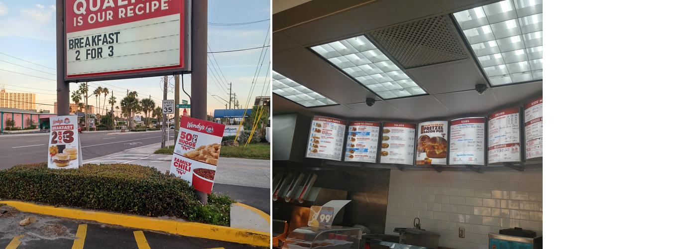 Wendy's Menu
