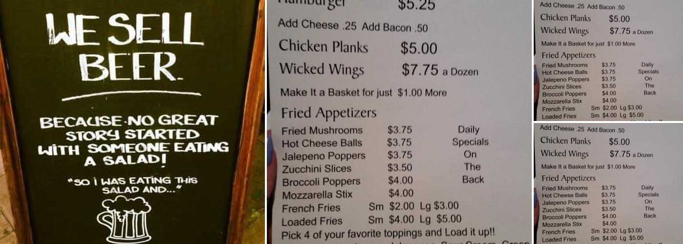 Eighth Avenue Pub Menu