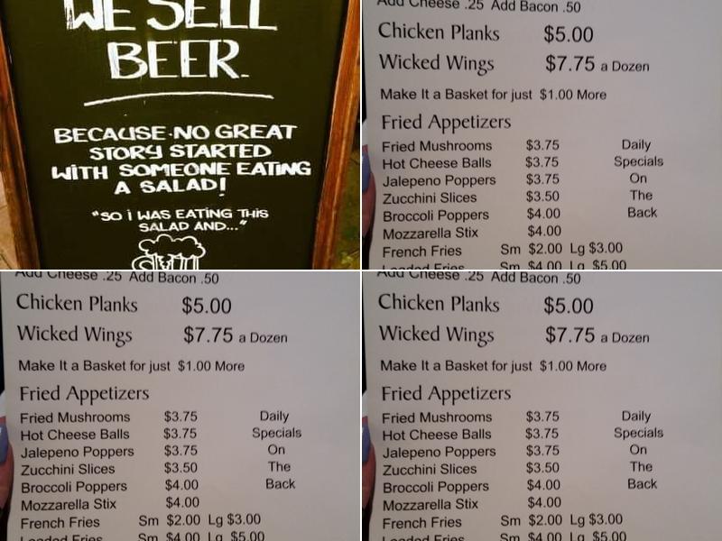 Eighth Avenue Pub Menu