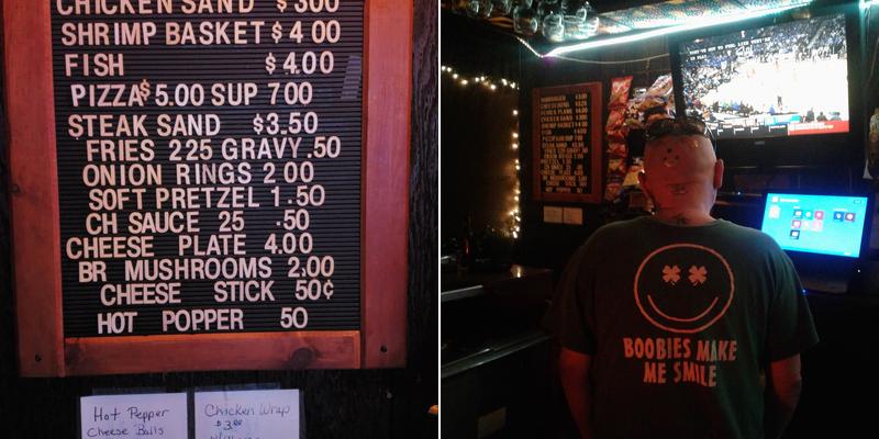 Embers Lounge Menu