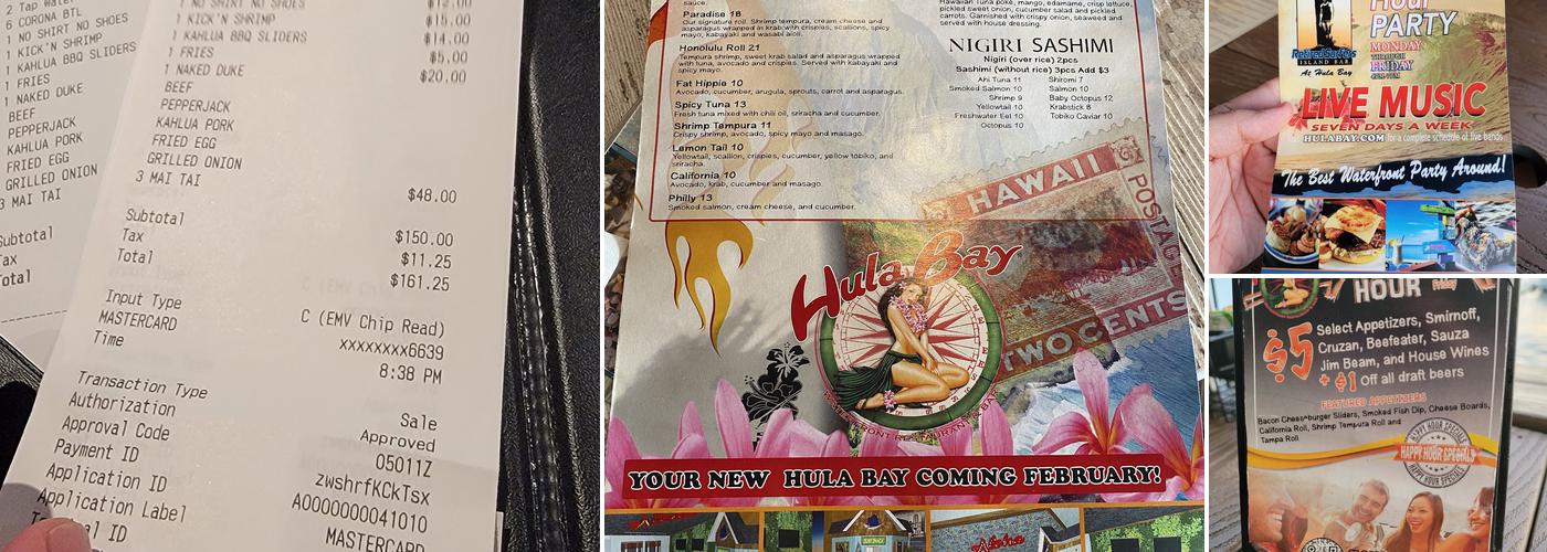 Duke's Retired Surfer Bar and Grill Menu