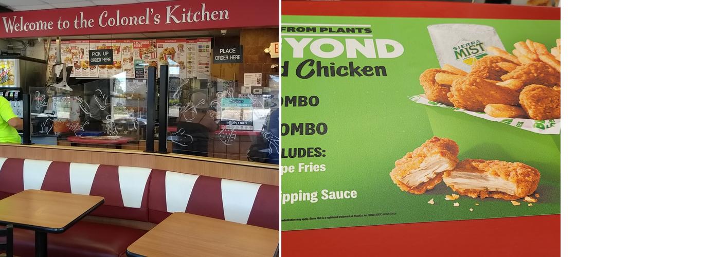 KFC Menu