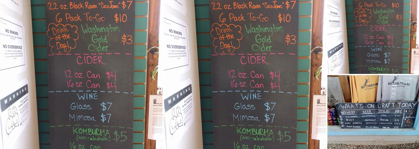 Paws For A Beer Menu