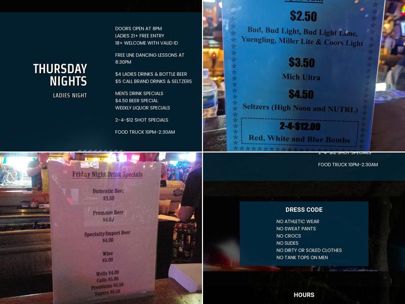 Cowboys Orlando Menu