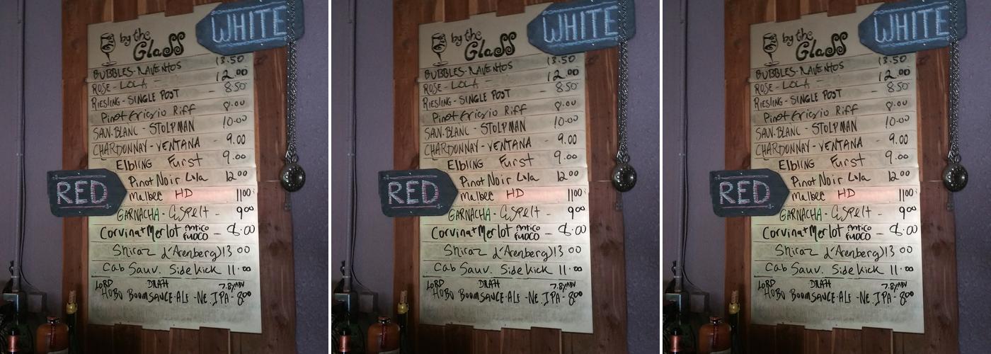 Swirlery Menu