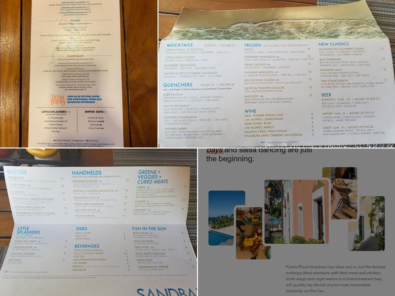 SandBar Menu