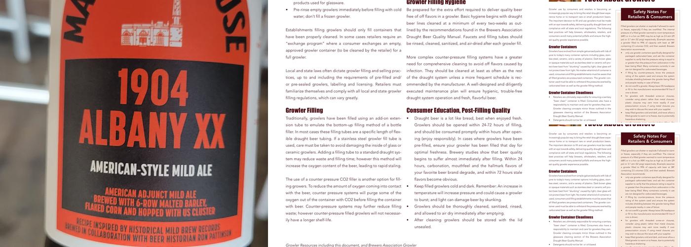 Steady Flow Growler House Menu