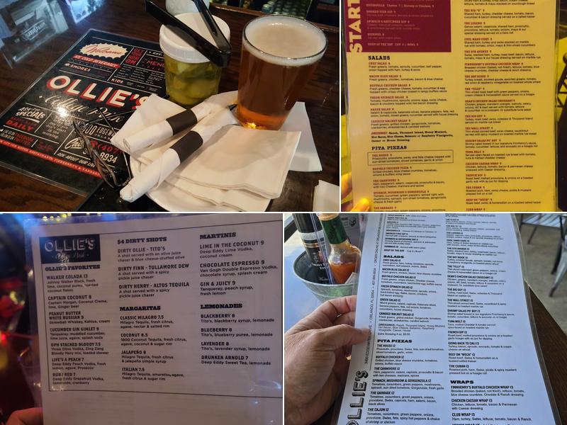 Ollie's Public House Menu