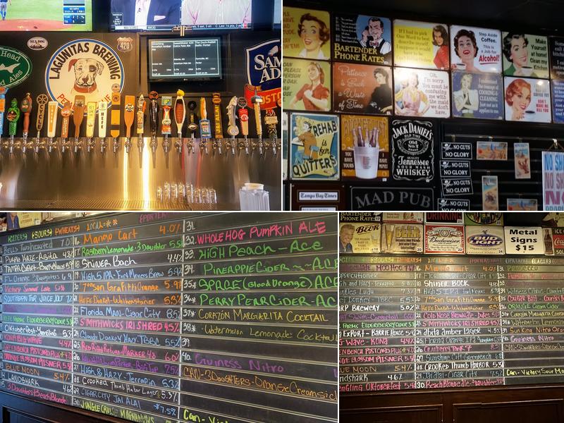 Mad Pub Menu