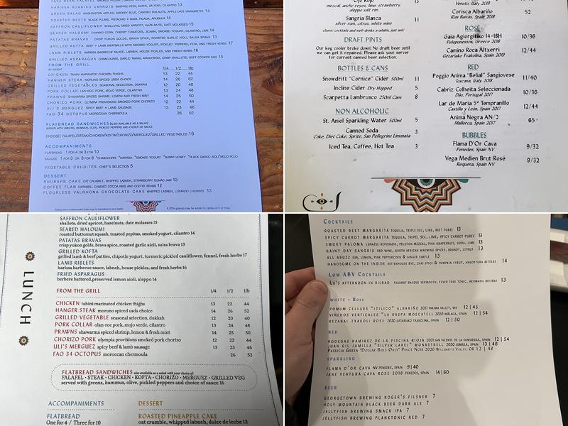 Ciudad Menu