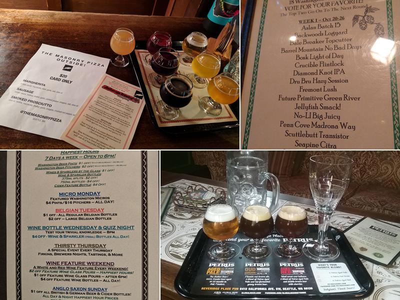 Beveridge Place Pub Menu