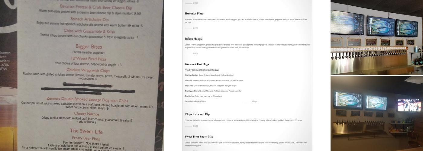 Clackamas River Growlers Menu