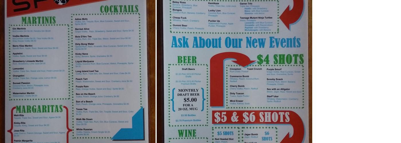Spot Menu