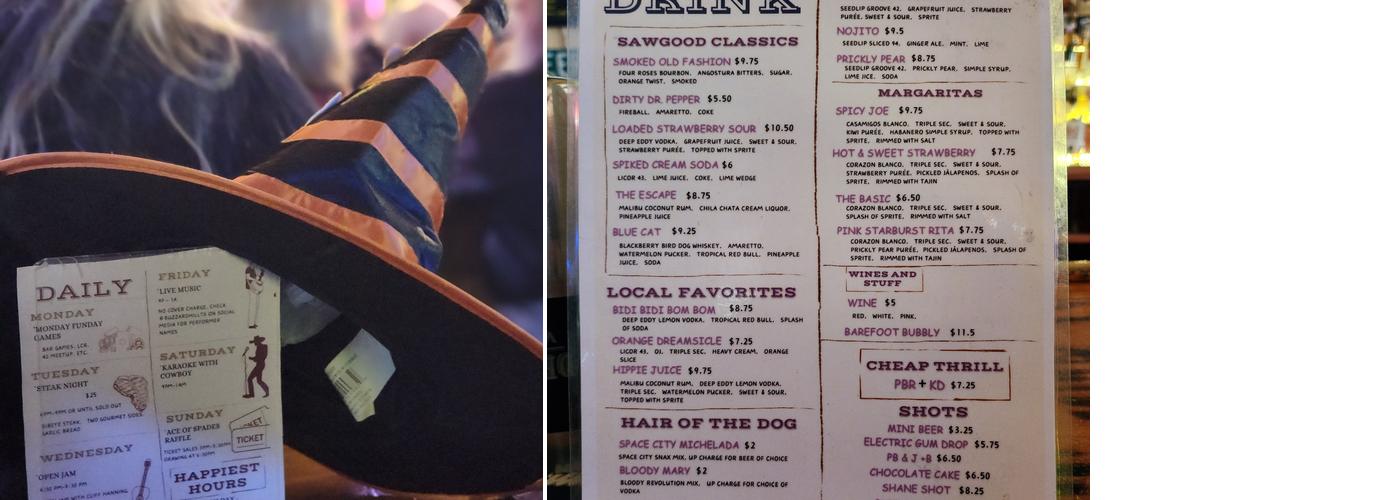 Buzzard Hill Menu