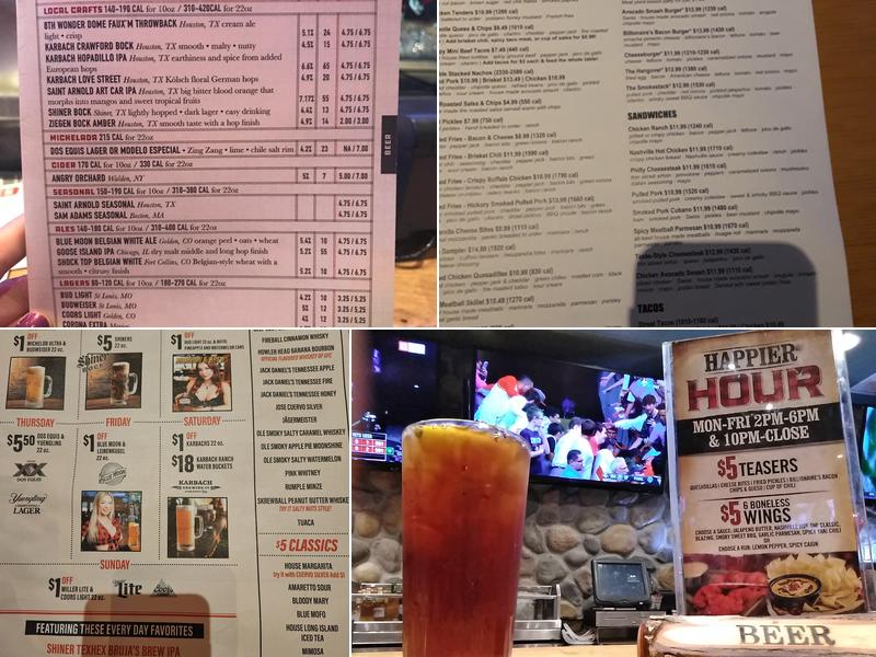 Twin Peaks Menu