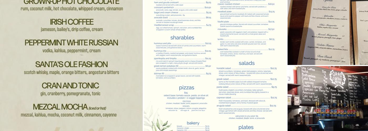 Opa Menu