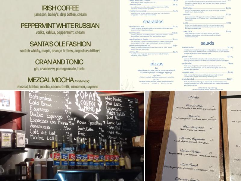 Opa Menu