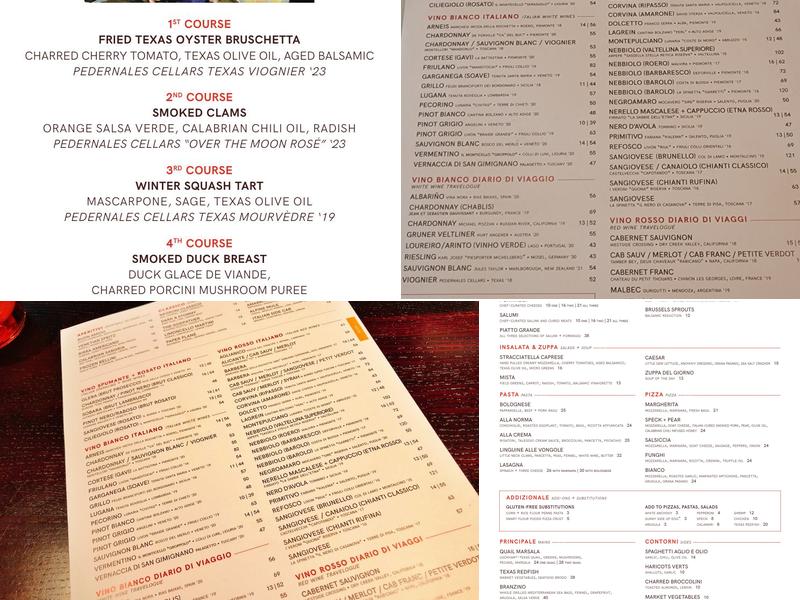 Gusto Menu