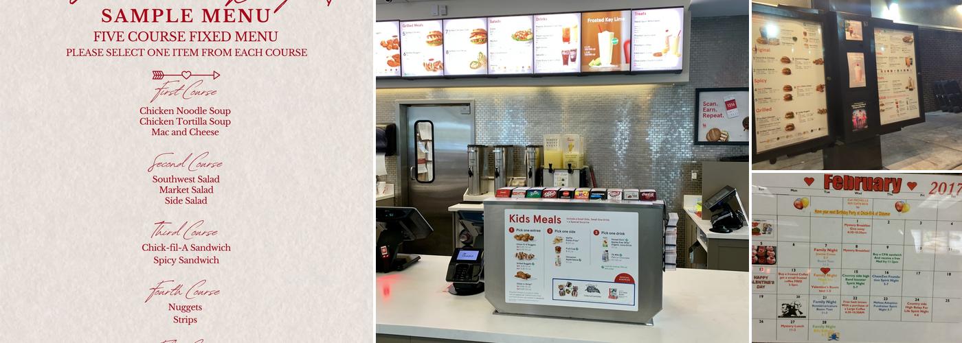 Chick-fil-A Menu