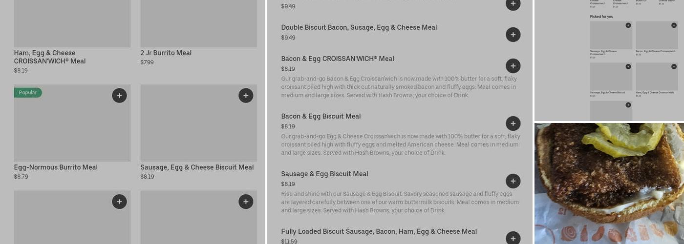 Burger King Menu
