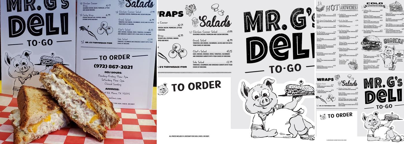 Mr. G's Deli Menu