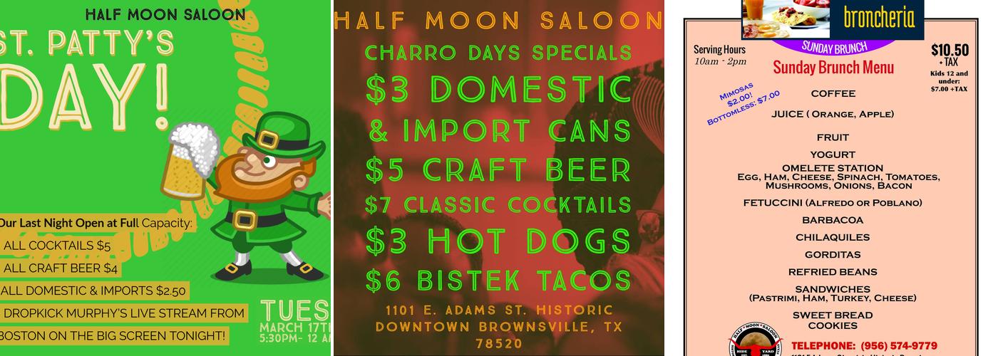 Fort Half Moon Menu