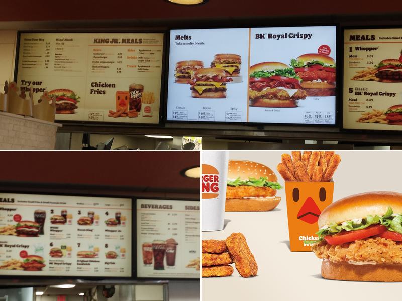 Burger King Menu