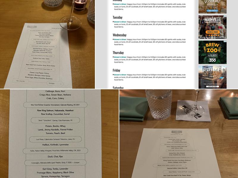 Bastion Menu