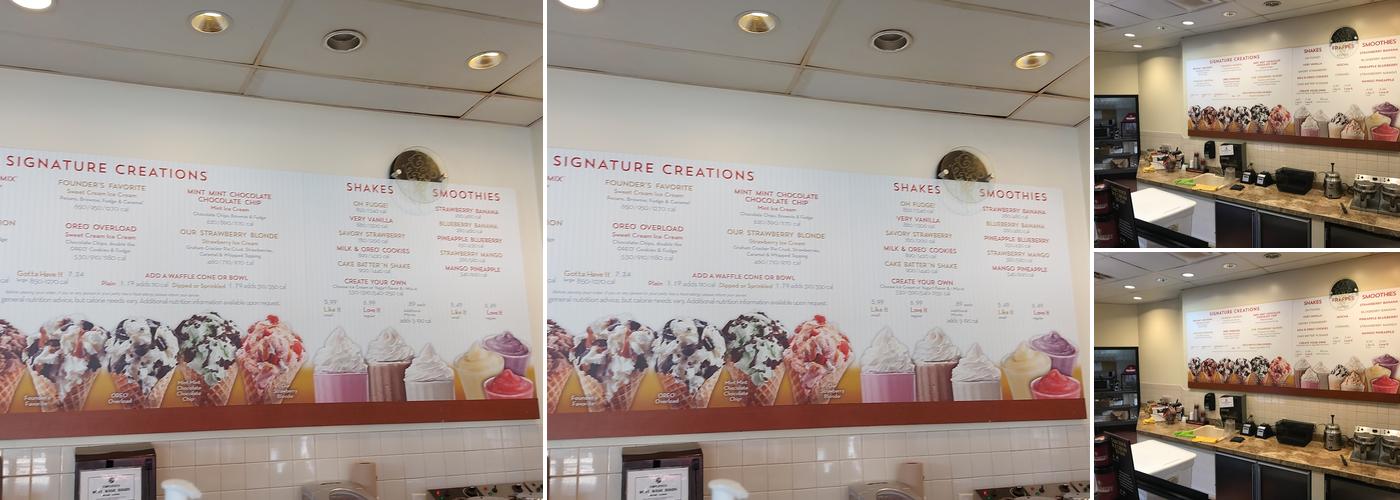 Cold Stone Creamery Menu