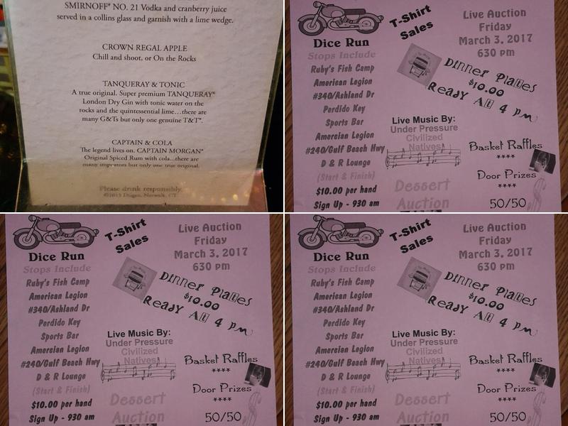 D & R Lounge / Package Menu