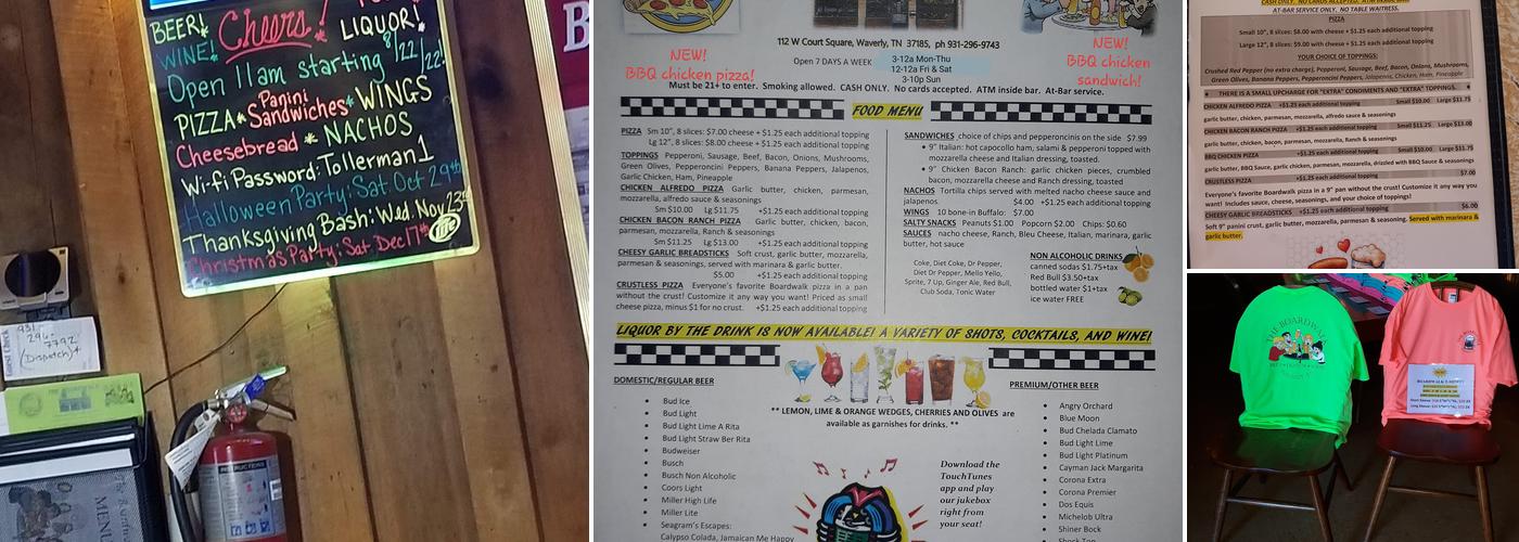 Boardwalk Menu