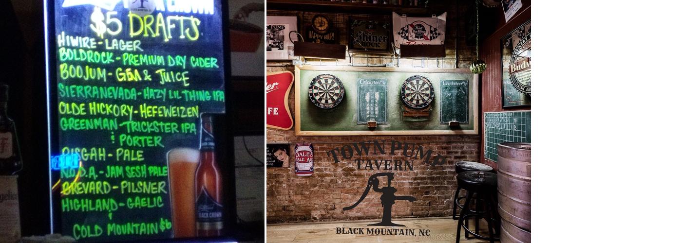 Town Pump Tavern Menu