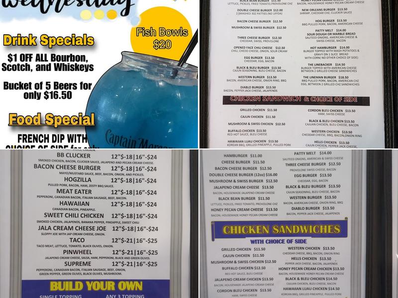 Credo’s Pub Menu