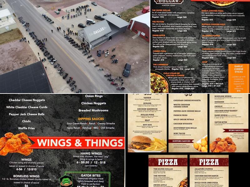 Silver Dollar Bar Menu